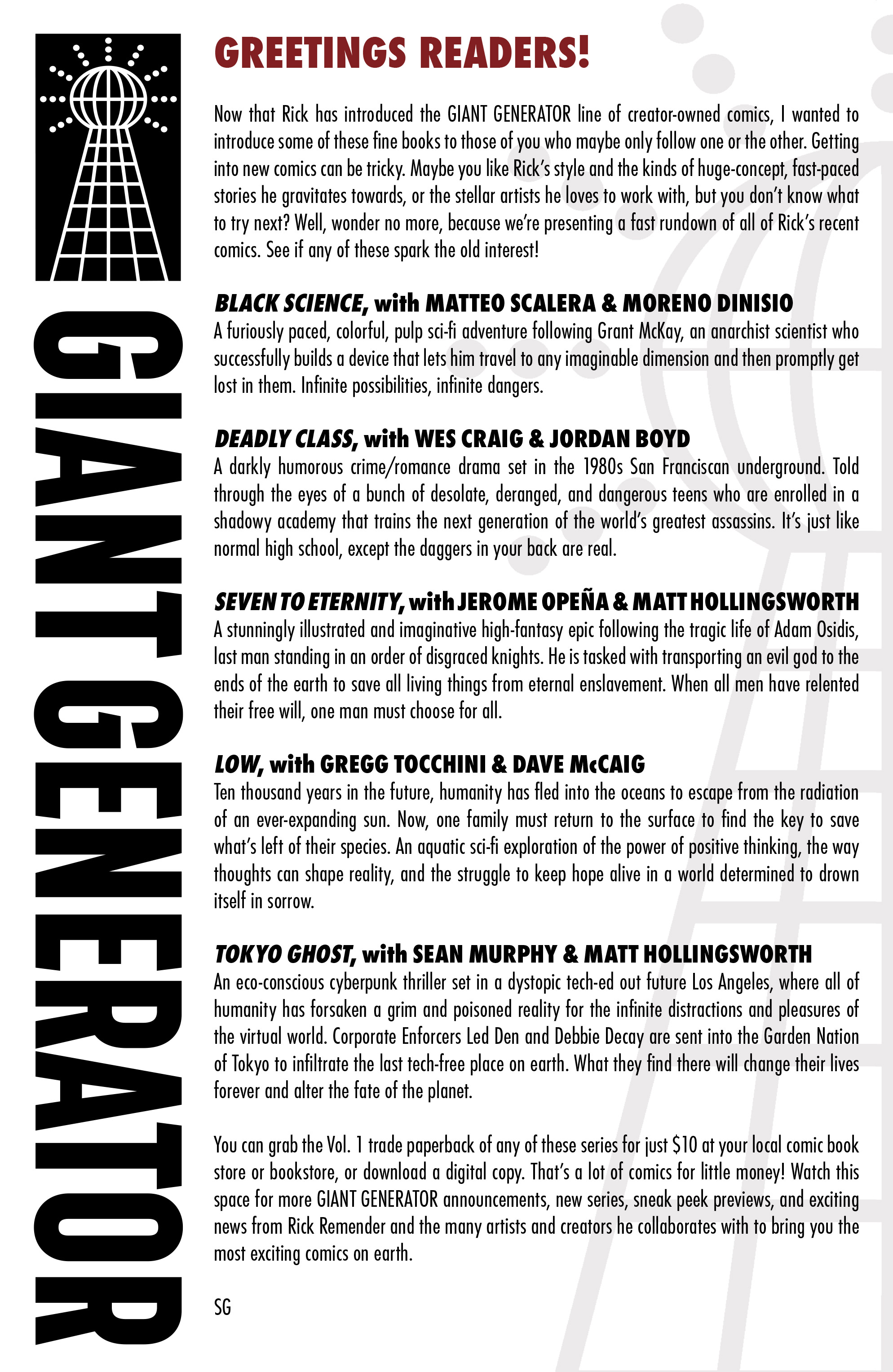 Read Deadly Class (2014-) Manga Online