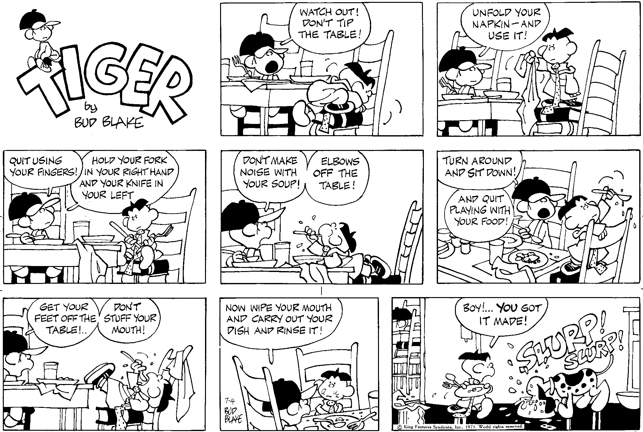 Read Tiger Vintage Sundays Manga Online